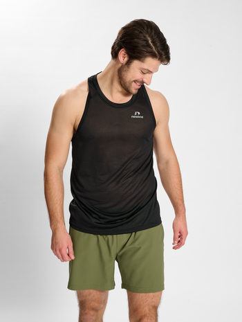 nwlOMAHA SINGLET MEN, BLACK, model