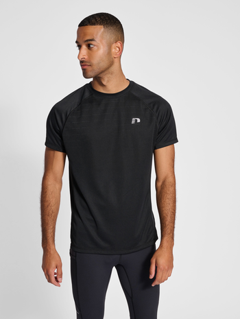 nwlLAKELAND T-SHIRT S/S MEN, BLACK, model