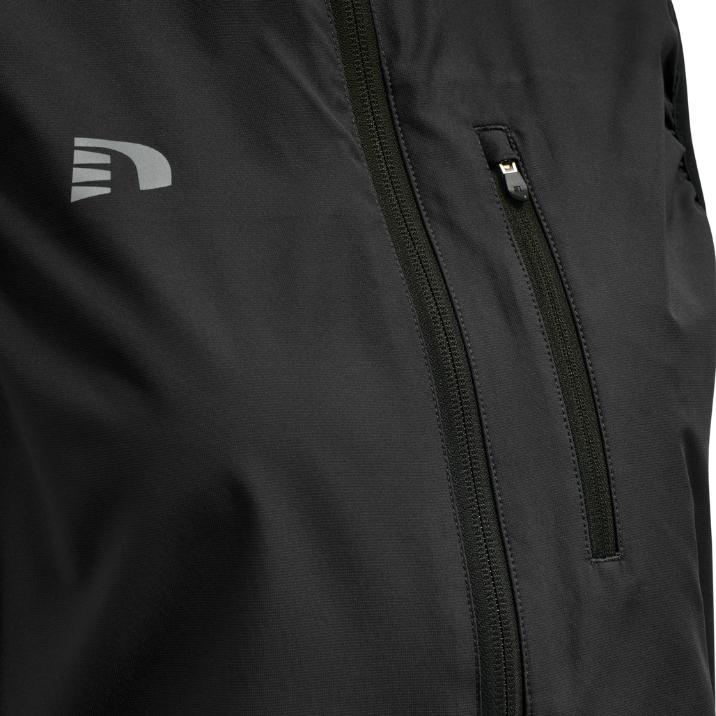WOMEN'S CORE GILET, BLACK, packshot