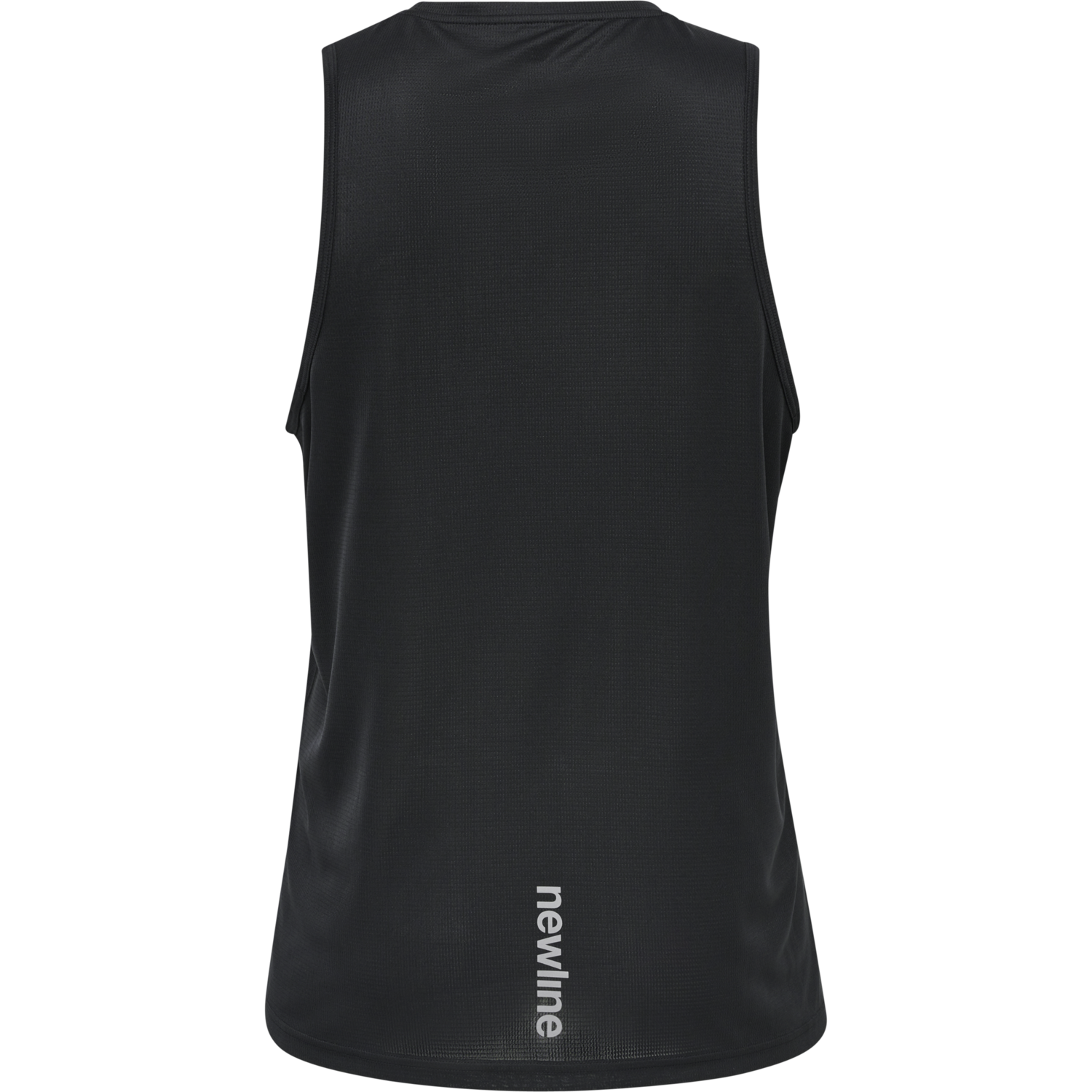 MEN CORE RUNNING SINGLET, BLACK, packshot