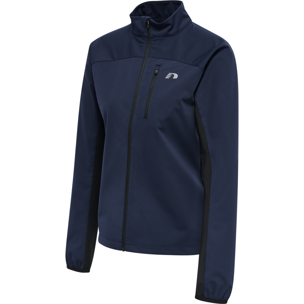 WOMEN CORE CROSS JACKET, BLACK IRIS, packshot